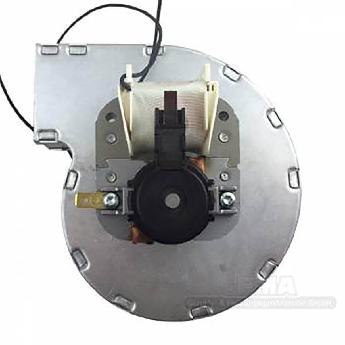 Silizium-Kreiselgebläsemotor für 25kW Pelletbrenner mit schwarzem Gehäuse