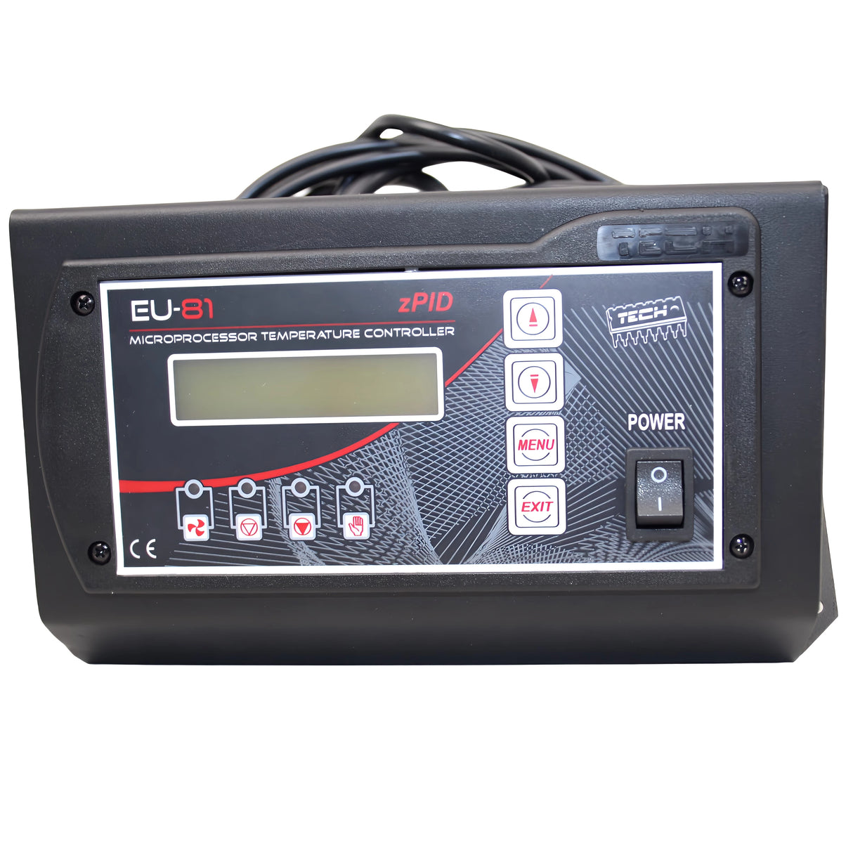 Tech temperature controller EU-81 ZPID control for solid fuel boilers