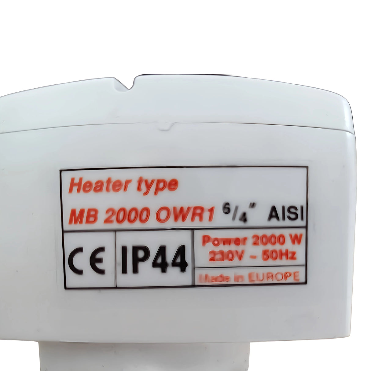 Elvärmeelement för dricks- och tappvattenförvaring 2 kW/230 V