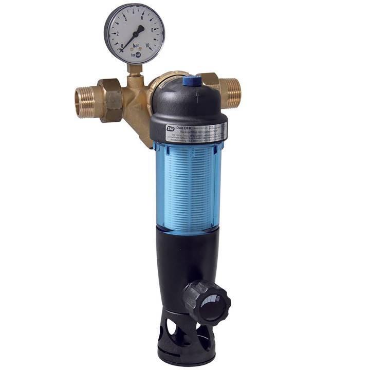 Rückspülfilter mit Druckminderer SYR.