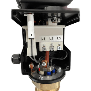 Elektrischer Anschlusskasten mit Terminals für Elektroheizstab Heizpatrone 2,5 kW