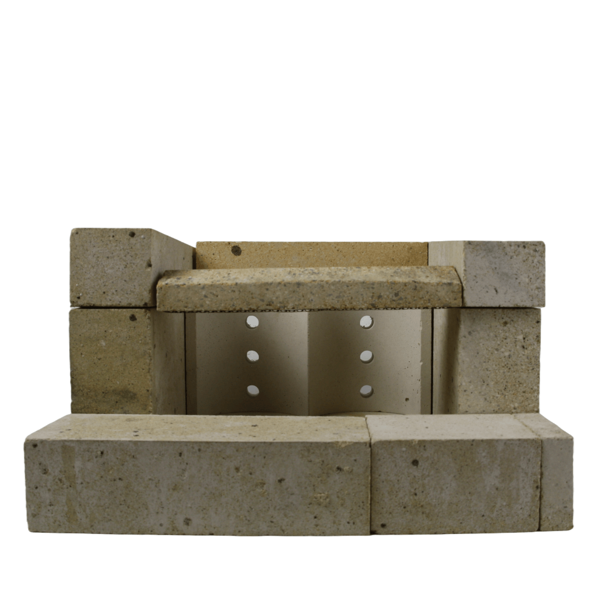 MPM DS Wood 18kW Schamottsteine komplett.