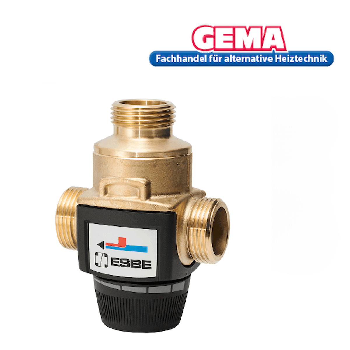 Brass Thermostatmischventil für ESBE VTC 422 3-Wegemischer, hochwertige Regelung
