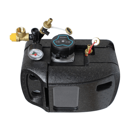 Solarstation Pumpengruppe  Hocheffizienzpumpe.