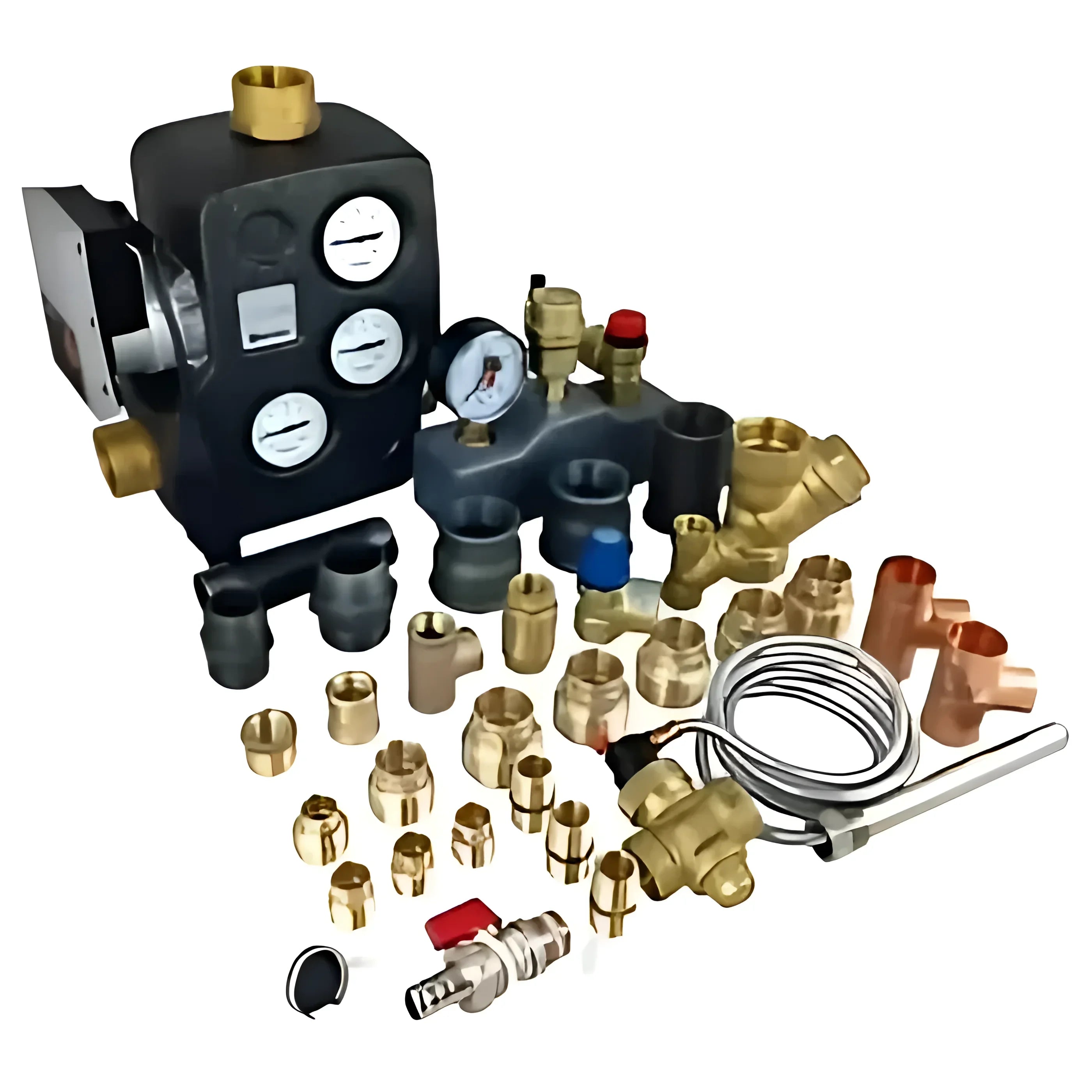 Bild von Anschlusspaket Attack DPX bis 35 kW mit Profipress Rotguss und thermische Ablaufsicherung