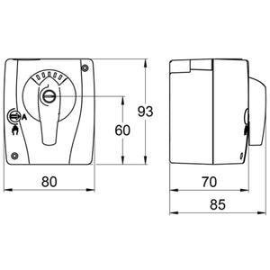 LK 950 Stellmotor 230 Volt Mischerantrieb mit 3-Punkt SPDT.