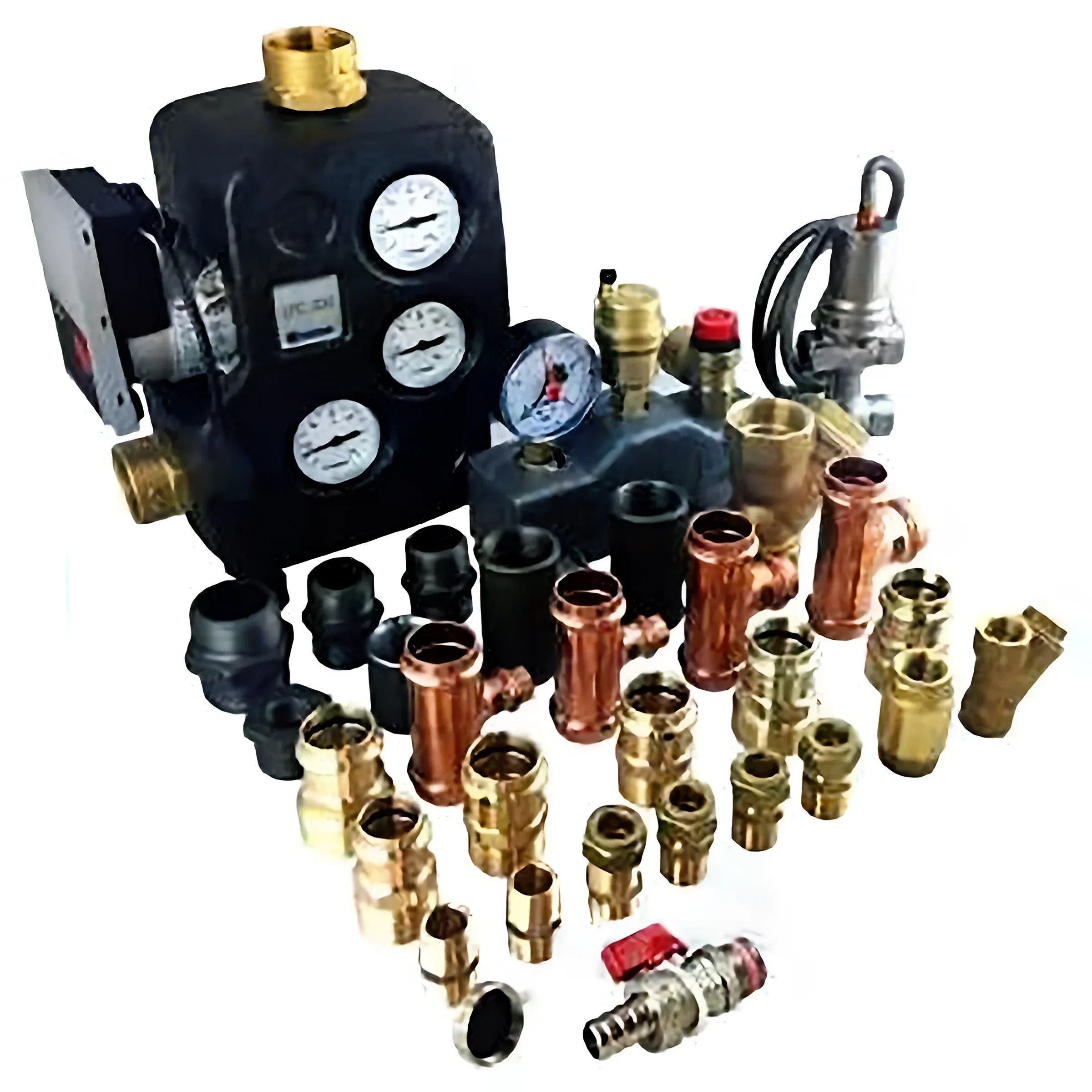 Assorted plumbing fittings and components including doppelte thermische ablaufsicherung and euro rückschlagventil