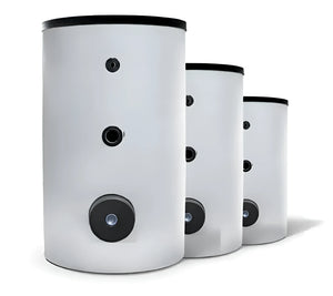 Weiße zylindrische Warmwasserspeicher Fish S1 X für brauchwasserspeicher mit s235jr boilers