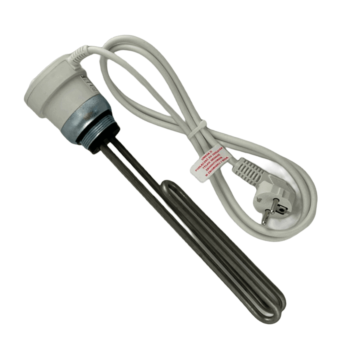 Immersionsheizung mit elektrischem Kabel für Heizstab Heizpatrone 1,5 kW 1 ½“ mit AG
