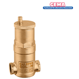 Caleffi Discal Mikroblasenabscheider für Solarthermie.