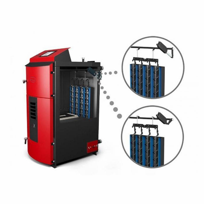 Attack SLX Kombikessel für Holz und Pellets 35 kW