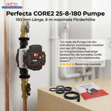 Fűtőszivattyú keringető szivattyú 25-8-180