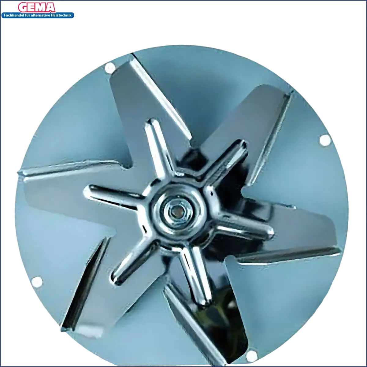 Glänzendes Metallventilatorrad für Abgasgebläse Thermoflux Pelling Eco Pelletkessel