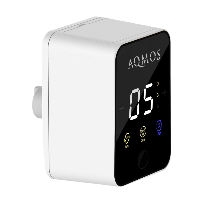 Aqmos house water filter with automatic backwash filter, pressure reducer and pressure gauge