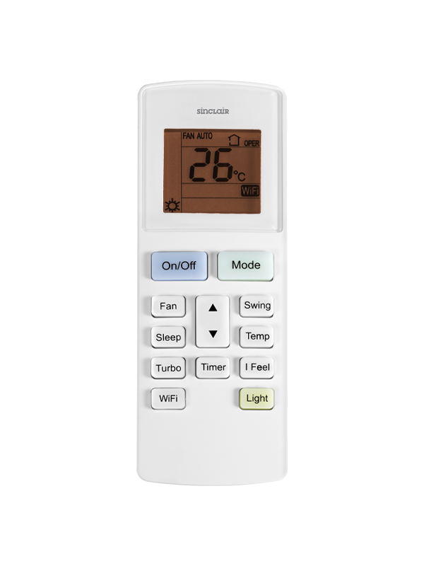 Split-Klimaanlage Sinclair Ray SIH-12BIR + SOH-12BIR 3,2 kW inkl. WLAN