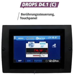 Brauchwasser Trinkwasser Heizungs Wärmepumpe DROPS M4.1D - GEMA Shop