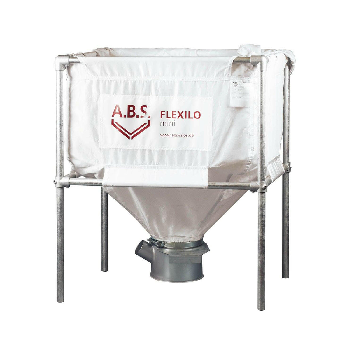 Pelletsilo Flexilo MINI mit Absaugtopf/Schneckenkasten.