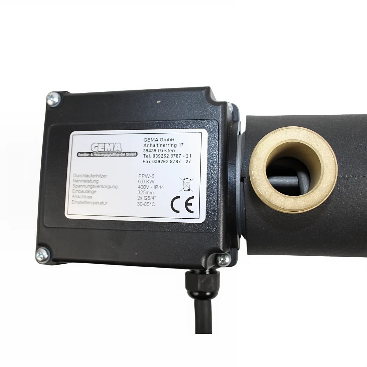 Durchlauferhitzer Zusatzheizung 9 kW GEMA Trinkwasser Heizmodul PV - GEMA Shop