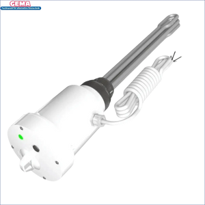 Elektromet Elektroheizstab mit coiled cable, Schutzart IPX4, unbeheizte Länge für Heizpatrone