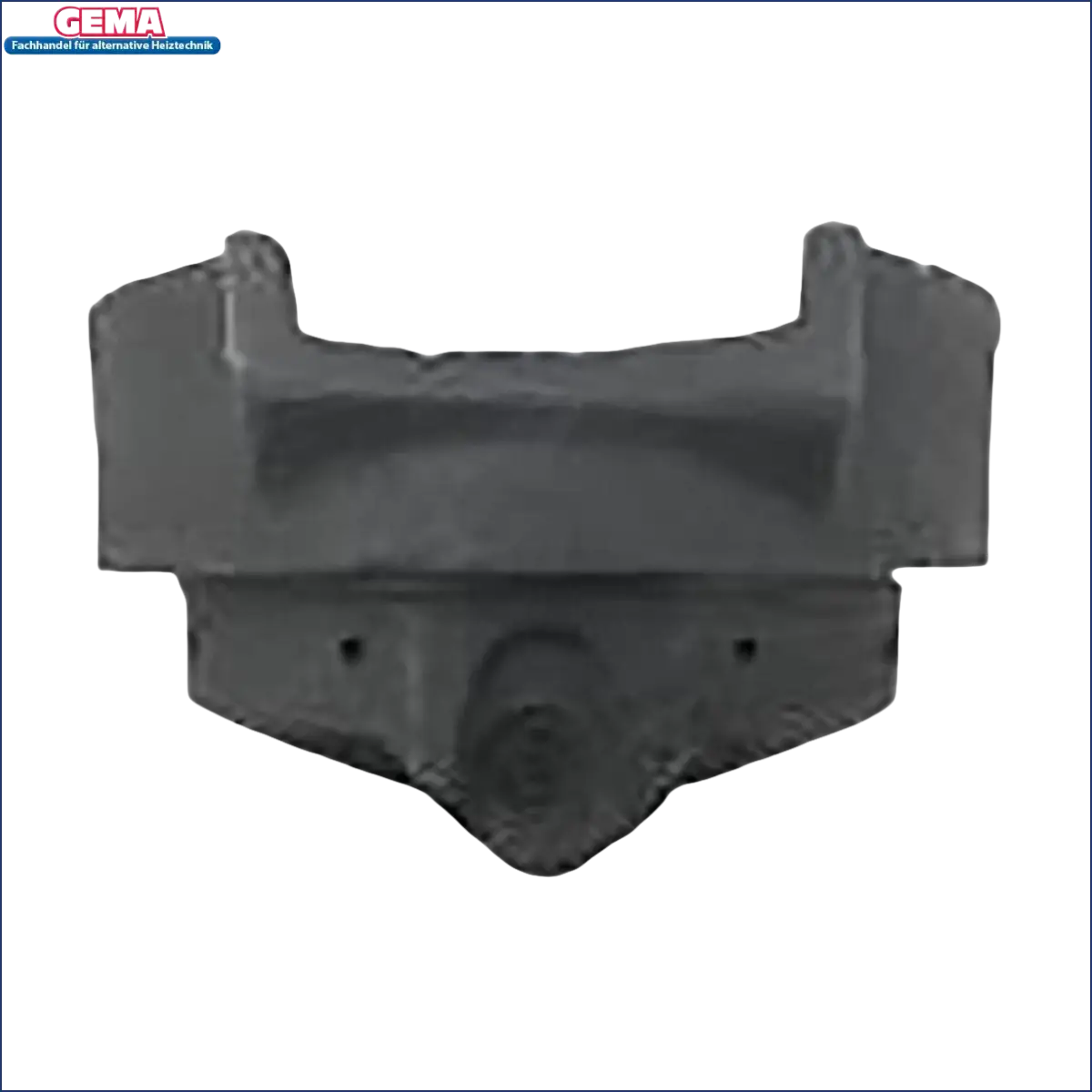 Dunkelgraues Gusseisenhalter für Thermoflux Pelling Eco Brennertopf bis 2013