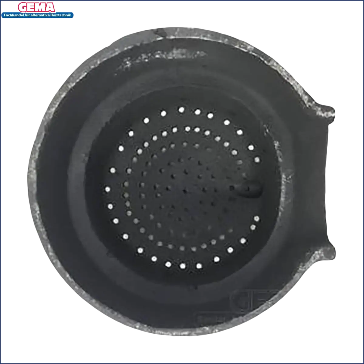 Dunkler Metallfilter für Thermoflux Pelling Eco in Original Brennertopf für Pelling Eco