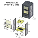 Sorn adhmaid uisce-iompartha le hurrann bácála Prity FGW15 - 19.8 kW