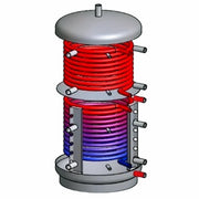 Schichten - Pufferspeicher mit 2 Wärmetauscher - GEMA Shop