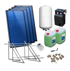 Solarpaket Flachkollektoren AMX2.85 11.48 m² für Flachdach - GEMA Shop