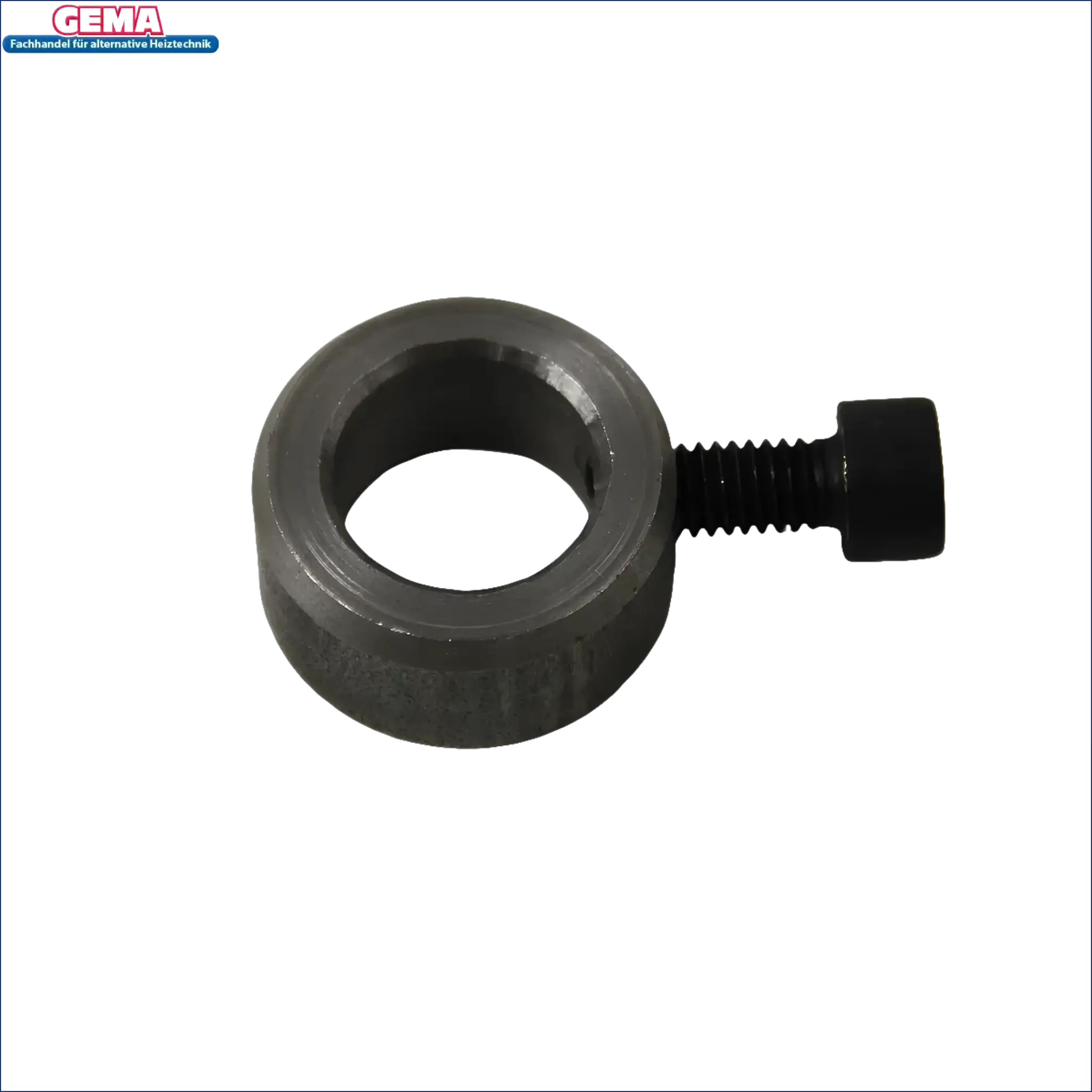 Alt-Text: Thermoflux Pelling Metall-Ring mit Schraube, Metallkragen mit Setzschraube